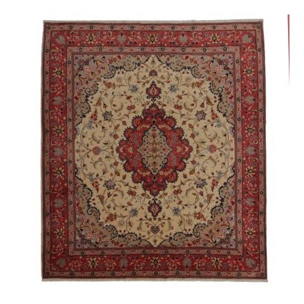Perzijska preproga Yazd 212x241 ročno vozlana iranska preproga za dnevno sobo