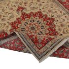 Perzijska preproga Yazd 199x255 ročno vozlana iranska preproga za dnevno sobo