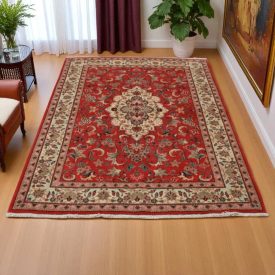   Perzijska preproga Yazd 139x200 ročno vozlana iranska preproga 