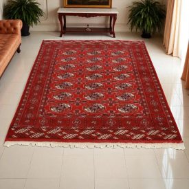   Iranska preproga Turkoman 137x182 ročno vozlana perzijska preproga