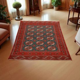 Iranska preproga Turkoman 116x160 ročno vozlana perzijska preproga