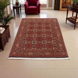 Ročno vozlana preproga Bidjar 110x169 cm – iranska klasika iz volne