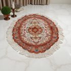 Okrogla preproga Tabriz 97x152 ročno vozlana perzijska preproga