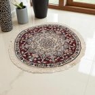 Okrogla preproga Nain 73x74 ročno vozlana perzijska preproga