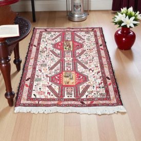 Perzijska preproga kilim 100x143 ročno tkana preproga