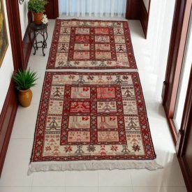 Perzijska preproga kilim Sumek 73x202 ročno tkana preproga