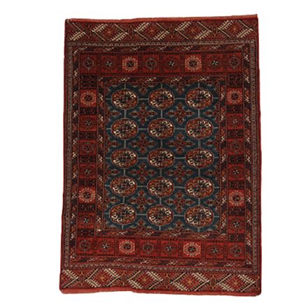 Iranska preproga Turkoman 144x156 ročno vozlana perzijska preproga