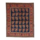 Iranska preproga Hamadan 155x188 ročno vozlana perzijska preproga