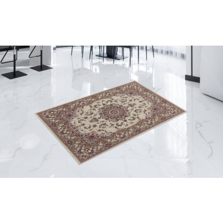 Perzijska preproga Medalion bež 80x120 klasična preproga