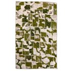 Moderna preproga zelena-bela Patchwork 200x298 preproga za dnevna soba