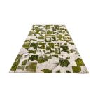Moderna preproga zelena-bela Patchwork 200x298 preproga za dnevna soba