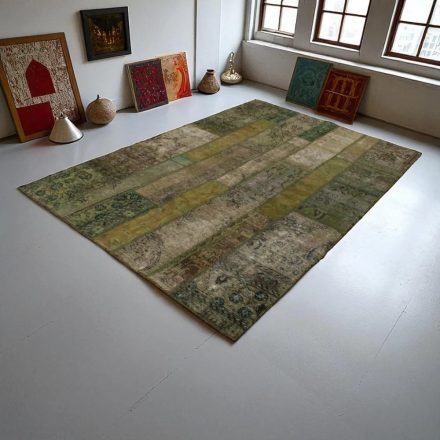 Moderna preproga zelena Vintage 164x245 preproga za dnevna soba