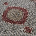 Luksuzna akrilna preproga z vzorcem Mahi - bež 140x200