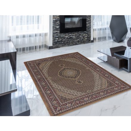 Perzijska preproga MAHI rjava 140x200 elegantna preproga iz akrila