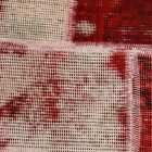 Moderna preproga bordo-bela Patchwork 170x241 preproga za dnevna soba