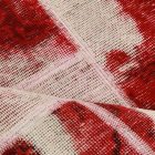 Moderna preproga bordo-bela Patchwork 170x241 preproga za dnevna soba