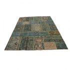 Moderna preproga zelena Patchwork 169x238 preproga za dnevna soba