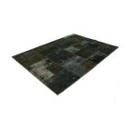 Moderna preproga zelena Patchwork 168x239 preproga za dnevna soba