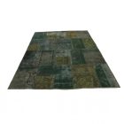 Moderna preproga zelena Patchwork 168x239 preproga za dnevna soba