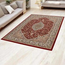 Luksuzna akrilna preproga z vzorcem Isfahan - bordo 160x230