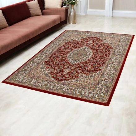 Perzijski preproga Isfahan bordova 200x300 kakovostna preproga za dnevno sobo iz akrila