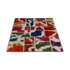 Moderna preproga bravna Patchwork 100x145 preproga za dnevna soba
