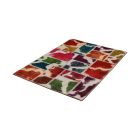 Moderna preproga bravna Patchwork 100x145 preproga za dnevna soba
