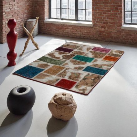 Moderna preproga bravna Patchwork 100x145 preproga za dnevna soba
