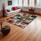 Moderna preproga bravna Patchwork 100x145 preproga za dnevna soba