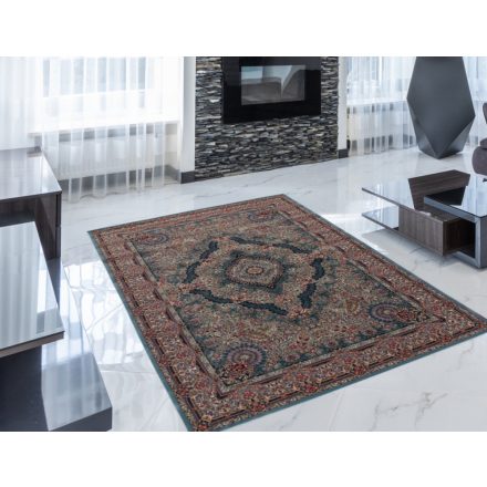 Perzijska preproga TABRIZ rjava 140x200 kakovostna akrilna preproga