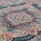 Perzijska preproga Medalion 200x300 cm – rjava akrilna preproga za dnevno sobo