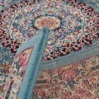 Perzijska preproga Medalion 200x300 cm – rjava akrilna preproga za dnevno sobo