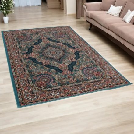 Perzijska preproga MEDALION rjava 200x300 akrilna preproga za dnevno sobo