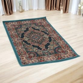 Luksuzna akrilna preproga z vzorcem Tabriz - modra 80x120