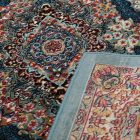 Luksuzna akrilna preproga z vzorcem Tabriz - modra 80x120