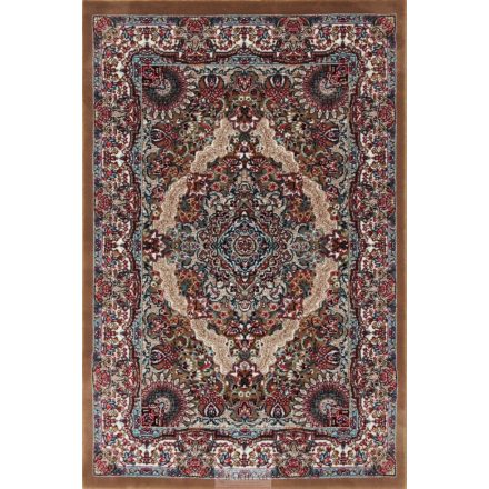 Perzijska preproga MEDALION rjava 160x230 elegantna preproga za dnevno sobo iz akrila