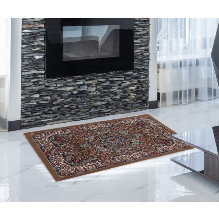 Perzijska preproga Medalion rjava 60x90 klasična preproga