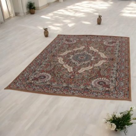 Perzijska preproga Medalion rjava 60x90 klasična preproga