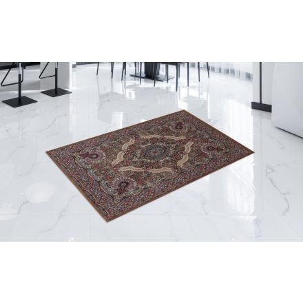 Perzijska preproga Medalion rjava 80x120 klasična preproga