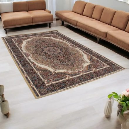 Perzijska preproga rjava KERMAN 200x300 akrilna preproga za dnevno sobo