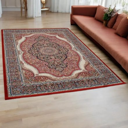 Perzijska preproga MEDALION rdeča 200x300 kakovostna preproga za dnevno sobo