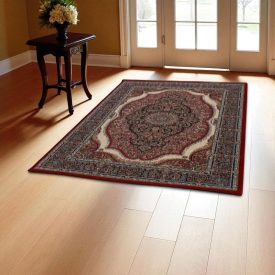 Perzijska preproga Medalion rdeča 60x90 klasična preproga