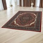 Luksuzna akrilna preproga z vzorcem Medalion - bordo 80x120