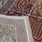 KHESHTI preproga bež 140x200 cm – visoko kakovostna perzijska preproga iz akrila