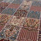 Perzijska preproga KHESHTI bež 160x230 elegantna preproga za dnevno sobo iz akrila