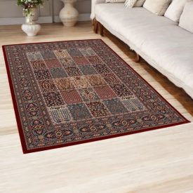 Luksuzna akrilna preproga z vzorcem Kheshti - bordo 160x230