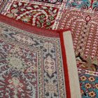 Perzijska preproga KHESHTI rdeča 160x230 kakovostna akrilna preproga za dnevno sobo