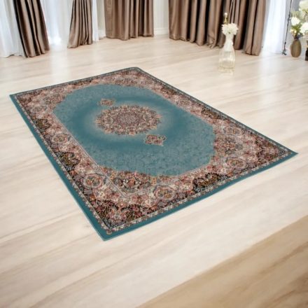 Perzijski preproga Isfahan modra 80x120 ekskluzivni preproga iz akrila