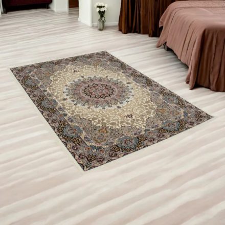 Perzijski preproga Isfahan bež 140x200 premium kakovostni preprogi iz akrila