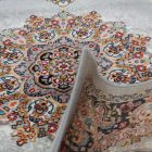 Perzijski preproga Isfahan siva 80x120 ekskluzivni preproga iz akrila